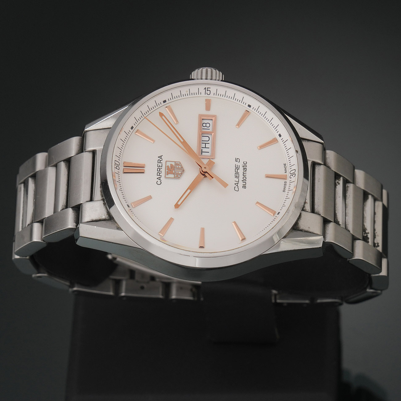 TAG HEUER(USED)태그호이어 까레라 데이데이트 WAR201D-1